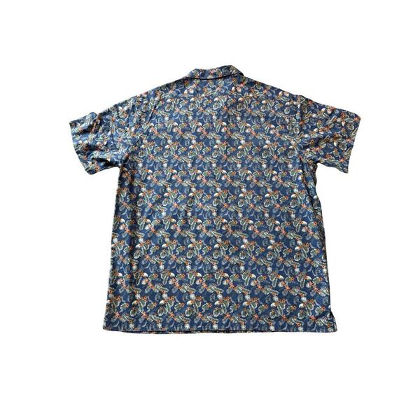 CREMIEUX Men's Collared button up, Tropical/Floral Print; size XL, Lightweight - Picture 2 of 9